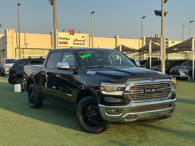 Used RAM 1500 V, 5.7 l, 2021 in Sharjah by Badar Used Cars, Black color.  | AUTO.AE