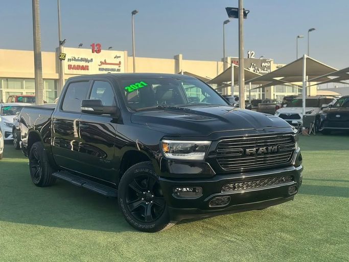 Used RAM 1500 V, 5.7 l, 2021 in Sharjah by Badar Used Cars, Black color.  | AUTO.AE