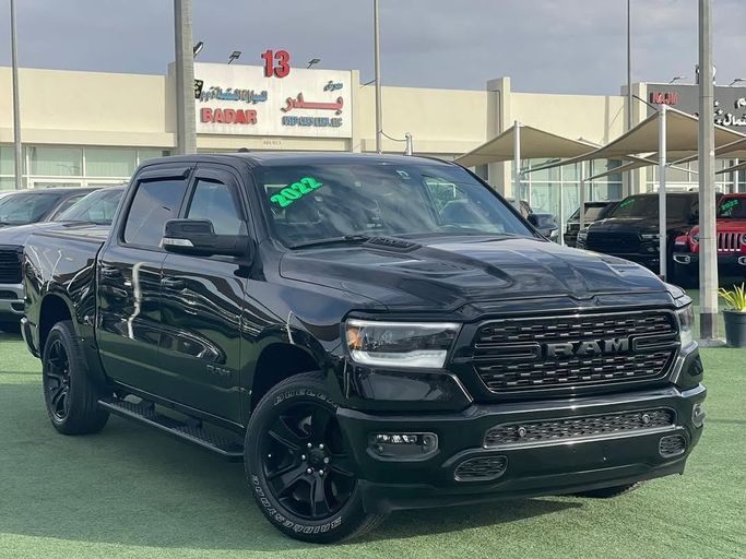 Used RAM 1500 V, 5.7 l, 2022 in Sharjah by Badar Used Cars, Black color.  | AUTO.AE