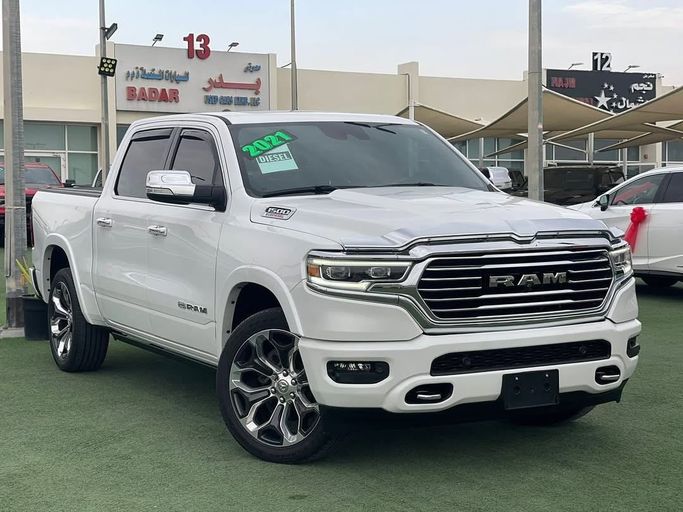 Used RAM 1500 Crew Cab V, 3.0 l, 2021 in Sharjah by Badar Used Cars, White color.  | AUTO.AE