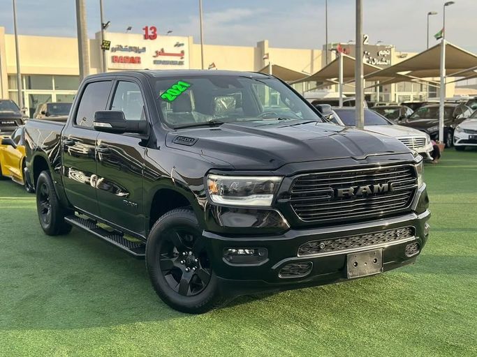 Used RAM 1500 V, 5.7 l, 2021 in Sharjah by Badar Used Cars, Black color.  | AUTO.AE