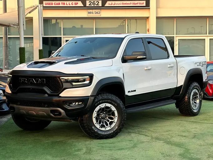 Used ⁦RAM 1500 Crew Cab TRX V, 6.2 l, 2022⁩ in UAE, Sharjah by Noor Al Seyoh Used Cars, White color. GCC Specs | AUTO.AE | Listing #290362