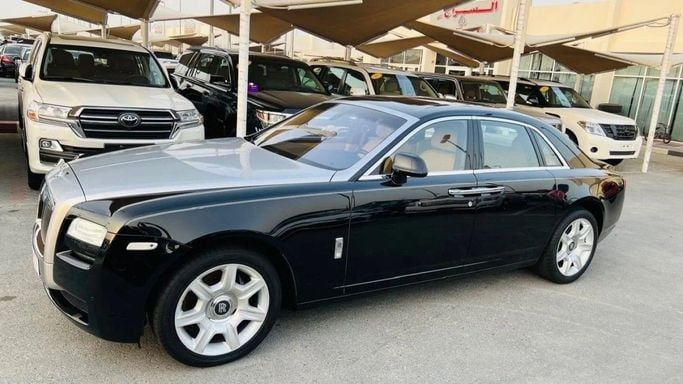 Used Rolls-Royce Ghost I, 6.6 l, 2012 in Sharjah by Titanium Used Cars, Black color. GCC Specs | AUTO.AE