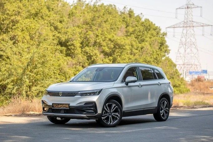 Used Skywell ET5, 2023 in Sharjah by First Choice Cars, White color. GCC Specs | AUTO.AE