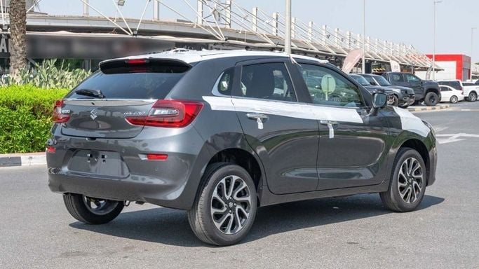 New Suzuki Baleno III, 1.5 l, 2024 in Sharjah by Nour Alnukhba Motors, Grey color. Other | AUTO.AE