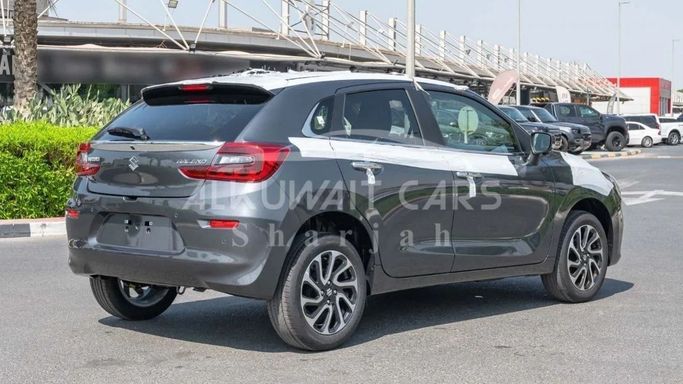 New Suzuki Baleno III, 1.5 l, 2023 in Sharjah by Nour Alnukhba Motors, Grey color. GCC Specs | AUTO.AE