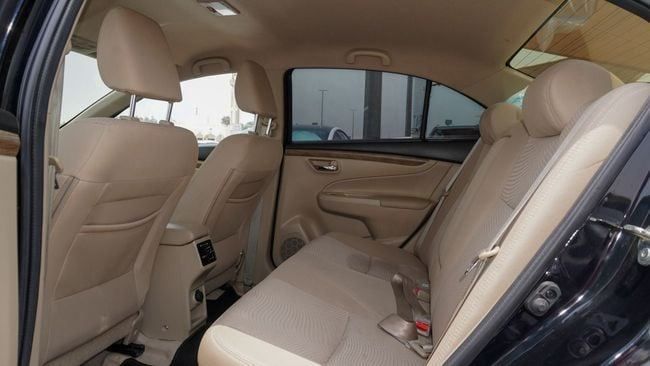 Подержанный Suzuki Ciaz I Рестайлинг, 1.5 л, 2023 в Шардже от Alnujoom Al Malakiah Used Cars Черный цвет. GCC | AUTO.AE