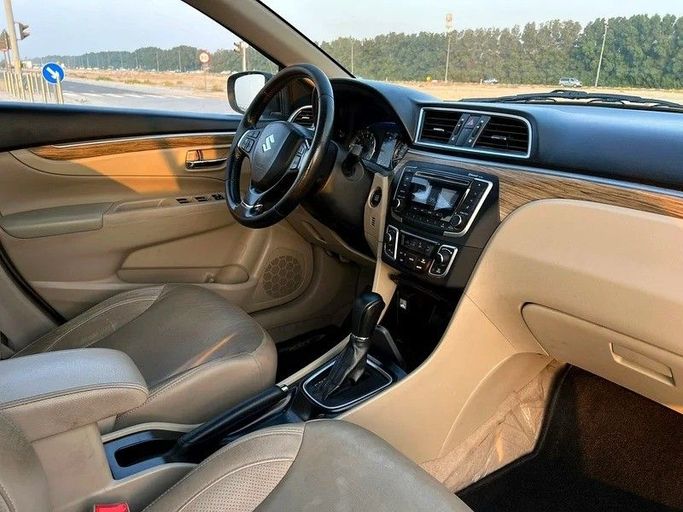 Used Suzuki Ciaz I Facelift, 1.5 l, 2023 in Sharjah by Al Rukin Al Saudi, Silver color. GCC Specs | AUTO.AE