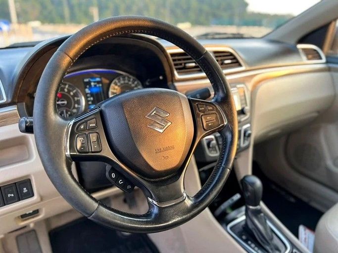 Used Suzuki Ciaz I Facelift, 1.5 l, 2023 in Sharjah by Al Rukin Al Saudi, Silver color. GCC Specs | AUTO.AE