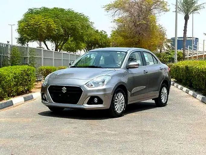 Used Suzuki DZire III Facelift, 1.2 l, 2023 in UAE, Sharjah by Ryno Cars, Silver color. GCC Specs | AUTO.AE | Listing #282294