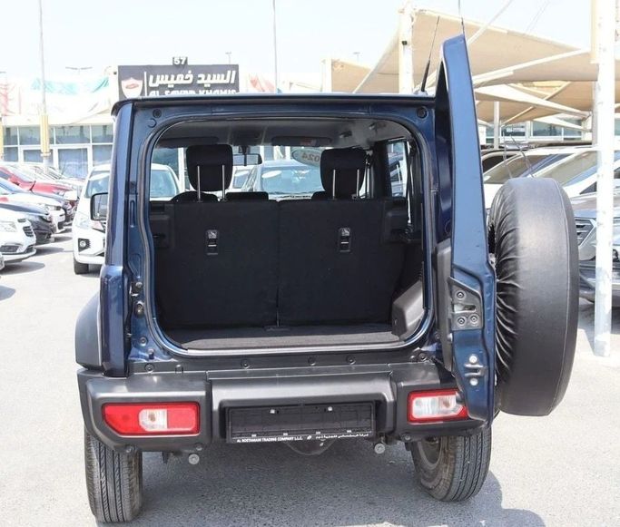 Used Suzuki Jimny IV, 1.5 l, 2024 in Sharjah by Al Sayed Khamis Used Cars, Blue color. GCC Specs | AUTO.AE