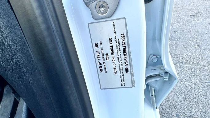 Used Tesla Model 3 Long Range I, 2020 in Sharjah by Imad Younis Almani used Cars, White color. GCC Specs | AUTO.AE