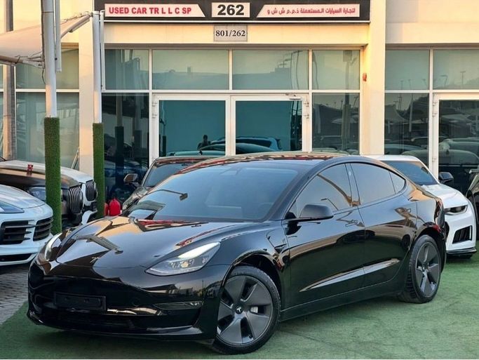 Used Tesla Model 3 Performance I, 2021 in Sharjah by Noor Al Seyoh Used Cars, Black color. GCC Specs | AUTO.AE