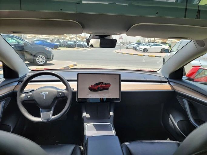 Used Tesla Model 3 Performance I Facelift, 2023 in Sharjah by Tabarak Used Cars, Red color. American Specs | AUTO.AE