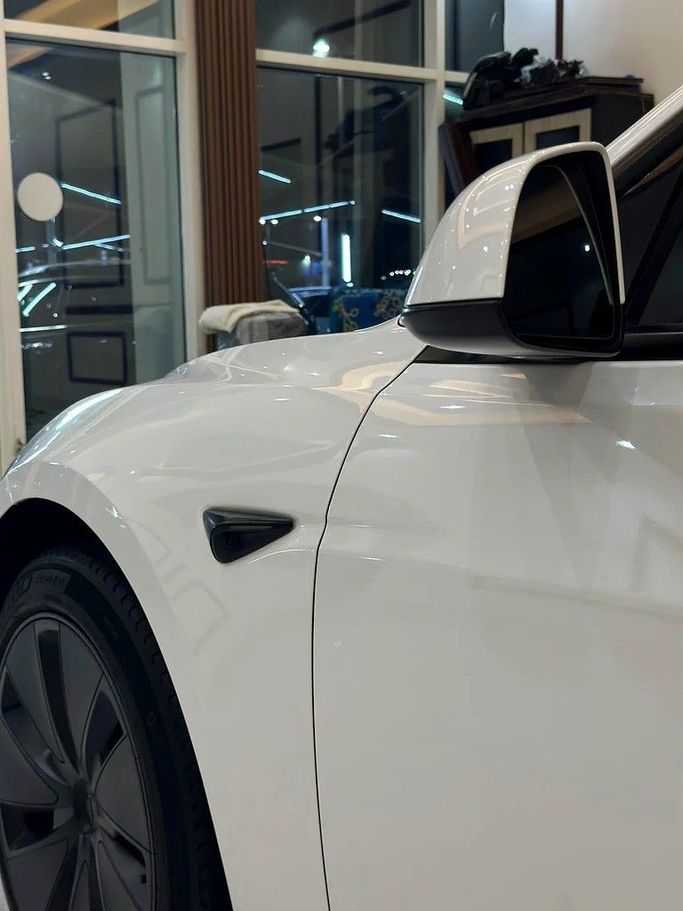Used Tesla Model 3 I Facelift, 2024 in Sharjah by Rebou Alfakhama, White color. GCC Specs | AUTO.AE