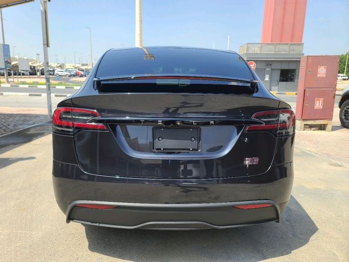 New Tesla Model X Long Range I Facelift, 2024 in Sharjah by MK Cars, Black color. American Specs | AUTO.AE