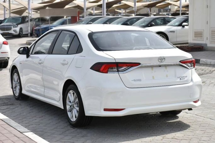 New Toyota Corolla Sporty XII (E210), 1.8 l, 2025 in Sharjah by Alfaris Used Cars, White color. Other | AUTO.AE