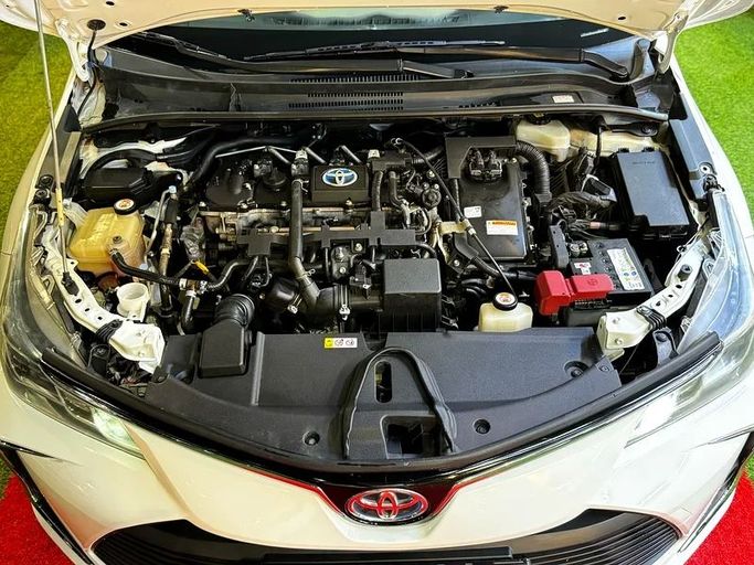 Used Toyota Corolla Sporty XII (E210), 1.8 l, 2020 in Sharjah by Al Muhtaref Used Cars, White color. GCC Specs | AUTO.AE
