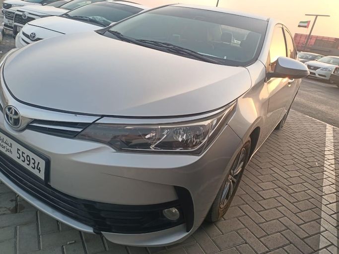 Used Toyota Corolla XII (E210), 1.6 l, 2019 in Sharjah by Green Way Used Car, Silver color. GCC Specs | AUTO.AE
