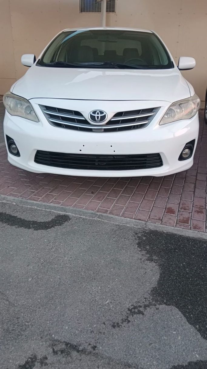 Used Toyota Corolla X (E140, E150) Facelift, 1.6 l, 2013 in Sharjah, White color. GCC Specs | AUTO.AE | Listing #262089