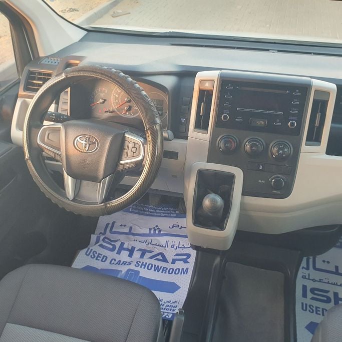 Used Toyota HiAce H300, 3.5 l, 2022 in Sharjah by Ishtar Used Cars, White color. GCC Specs | AUTO.AE