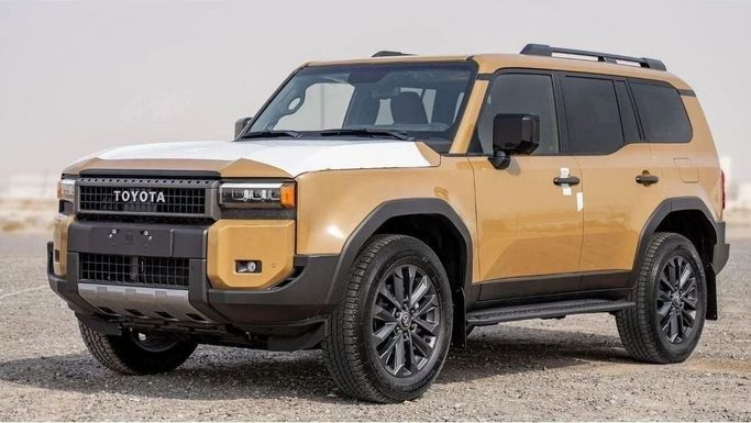 New Toyota Land Cruiser Prado 250 Series, 2.4 l, 2025 in Sharjah by Nour Alnukhba Motors, Golden color. Other | AUTO.AE