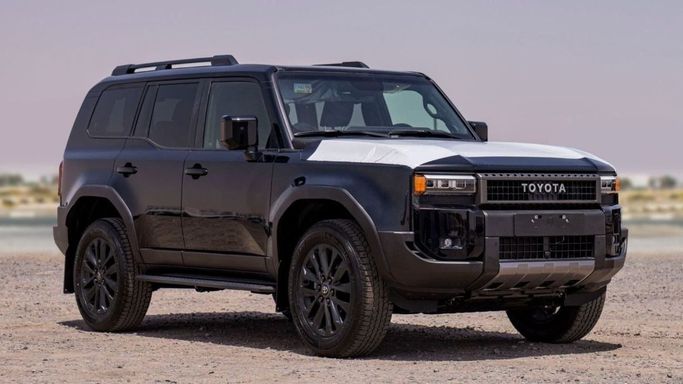 New Toyota Land Cruiser Prado 250 Series, 2.4 l, 2025 in Sharjah by Nour Alnukhba Motors, Black color. European Specs | AUTO.AE