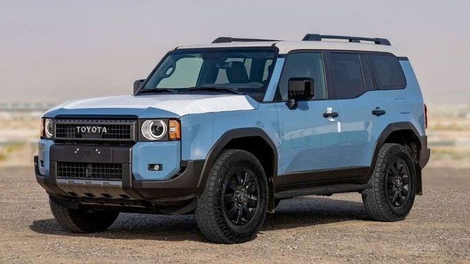 New Toyota Land Cruiser Prado 250 Series, 2.8 l, 2025 in Sharjah by Nour Alnukhba Motors, Blue color. Other | AUTO.AE