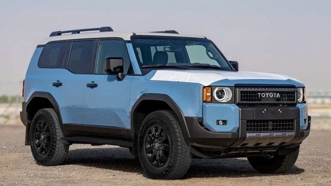 New Toyota Land Cruiser Prado 250 Series, 2.8 l, 2025 in Sharjah by Nour Alnukhba Motors, Blue color. Other | AUTO.AE