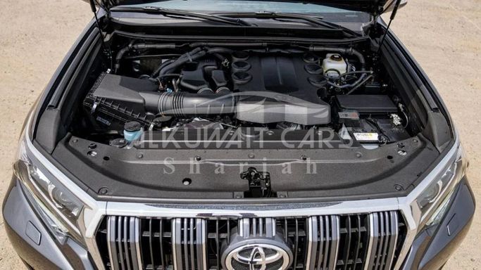 New Toyota Land Cruiser Prado 150 Series Facelift 3, 4.0 l, 2023 in Sharjah by Nour Alnukhba Motors, Grey color. GCC Specs | AUTO.AE