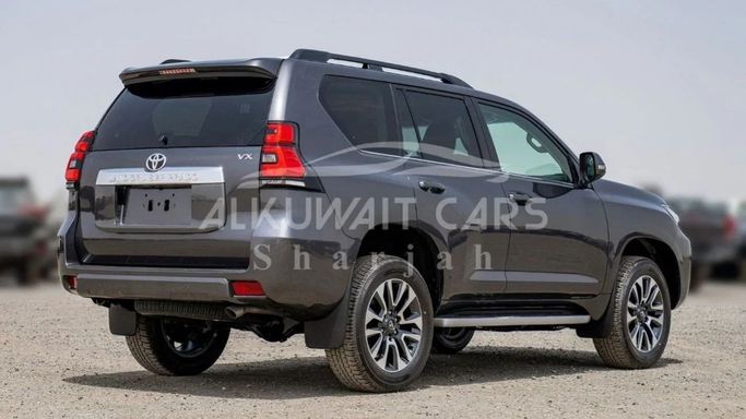 New Toyota Land Cruiser Prado 150 Series Facelift 3, 4.0 l, 2023 in Sharjah by Nour Alnukhba Motors, Grey color. GCC Specs | AUTO.AE