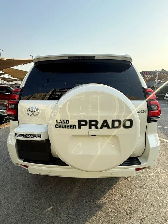 Used Toyota Land Cruiser Prado 150 Series Facelift 2, 4.0 l, 2020 in Sharjah by Elmorshedi Motors, White color. GCC Specs | AUTO.AE