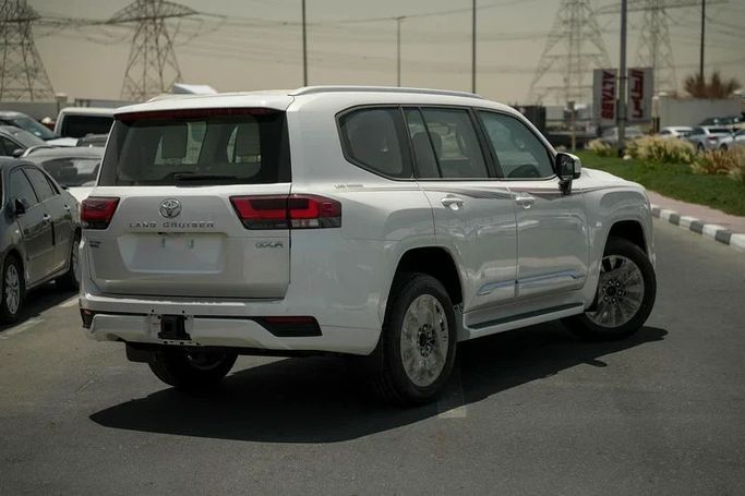 New Toyota Land Cruiser 300 Series, 3.4 l, 2024 in Sharjah by Almarid Motors, White color. GCC Specs | AUTO.AE