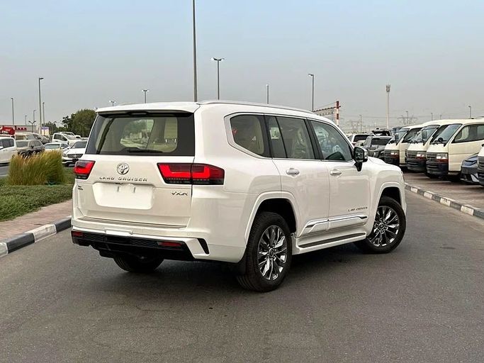 New Toyota Land Cruiser 300 Series, 3.4 l, 2024 in Sharjah by Almarid Motors, White color. GCC Specs | AUTO.AE