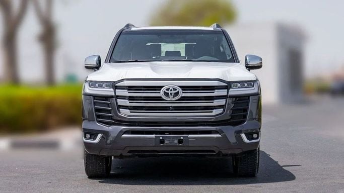 New Toyota Land Cruiser 300 Series, 3.4 l, 2025 in Sharjah by Nour Alnukhba Motors, Grey color. GCC Specs | AUTO.AE