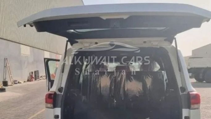 New Toyota Land Cruiser 300 Series, 4.0 l, 2025 in Sharjah by Nour Alnukhba Motors, White color. GCC Specs | AUTO.AE