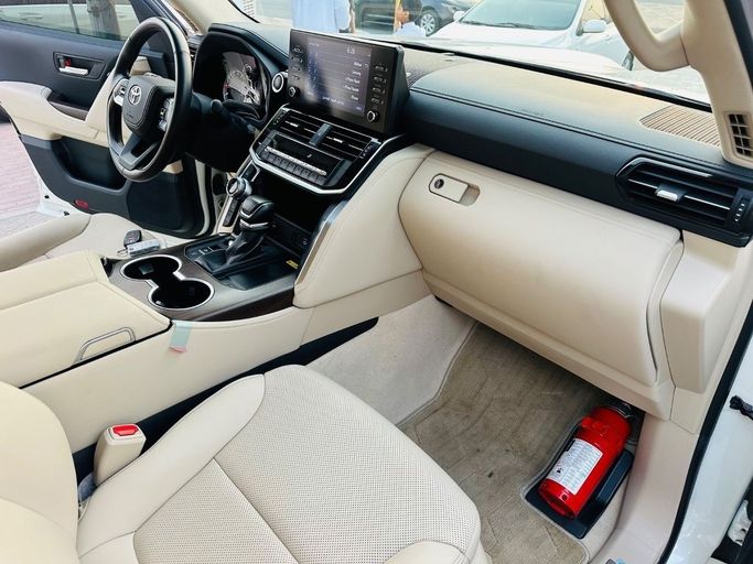Used Toyota Land Cruiser 300 Series, 4.0 l, 2024 in Sharjah by Titanium Used Cars, White color. GCC Specs | AUTO.AE