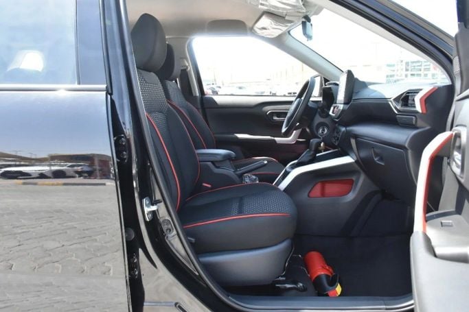 New Toyota Raize I, 1.0 l, 2024 in Sharjah by Alfaris Used Cars, Black color. GCC Specs | AUTO.AE