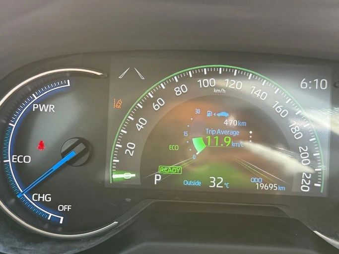 Подержанный Toyota RAV4 V (XA50), 2.5 л, 2024 в Шардже от Noor Al Seyoh Used Cars Бордовый цвет. GCC | AUTO.AE