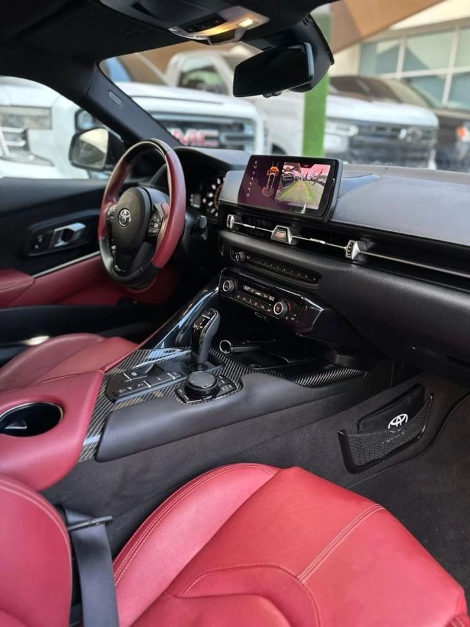 Used Toyota Supra V (A90), 3.0 l, 2022 in Sharjah by Noor Al Seyoh Used Cars, Silver color. GCC Specs | AUTO.AE