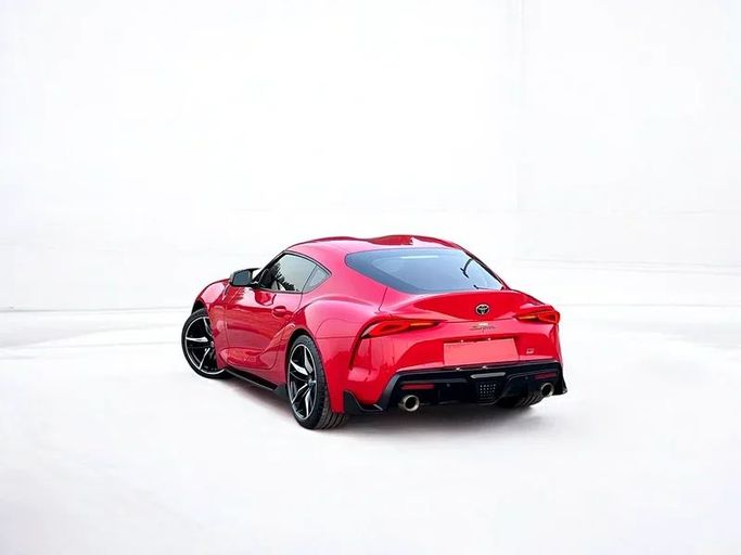 Used Toyota Supra V (A90), 3.0 l, 2022 in Sharjah by Al Wisam Al Malaki Used Cars, Red color. GCC Specs | AUTO.AE