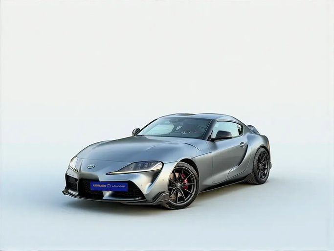 Used Toyota Supra V (A90), 3.0 l, 2024 in Sharjah by Al Wisam Al Malaki Used Cars, Grey color. GCC Specs | AUTO.AE