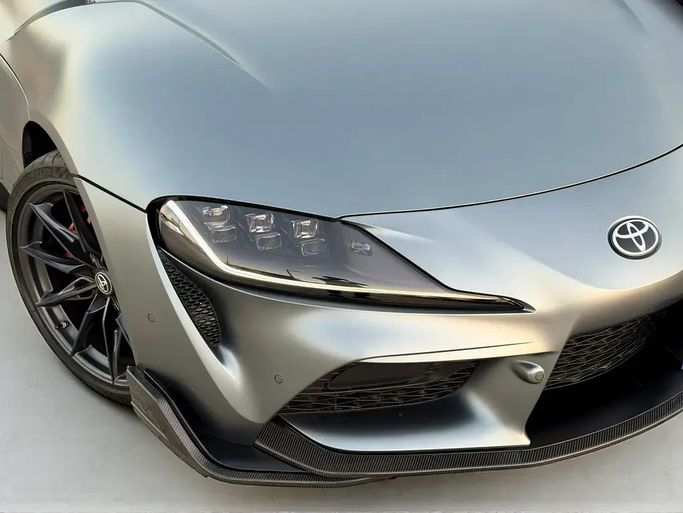 Used Toyota Supra V (A90), 3.0 l, 2024 in Sharjah by Al Wisam Al Malaki Used Cars, Grey color. GCC Specs | AUTO.AE