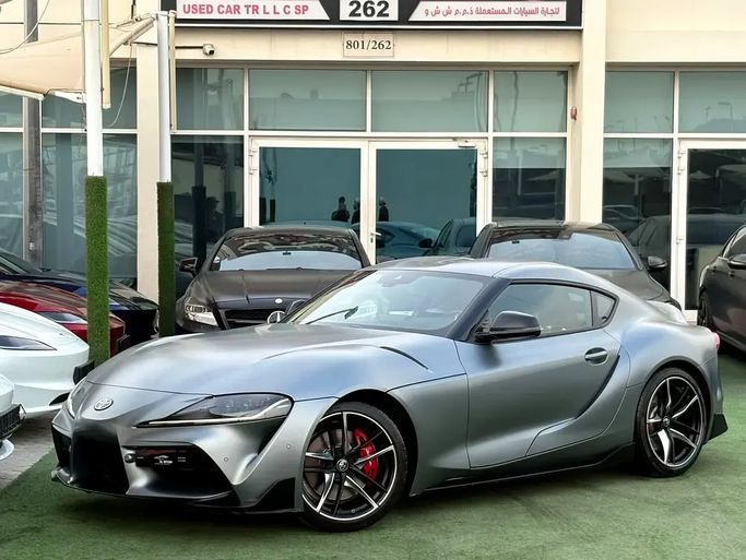 Подержанный ⁦Toyota Supra V (A90), 3.0 л, 2022⁩ в ОАЭ, Шарджа от Noor Al Seyoh Used Cars Серый цвет. GCC | AUTO.AE | Объявление #290208