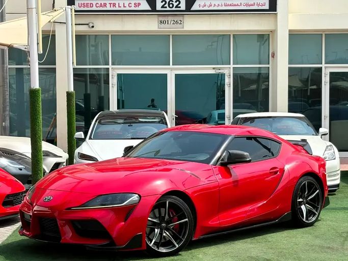Подержанный ⁦Toyota Supra V (A90), 3.0 л, 2020⁩ в ОАЭ, Шарджа от Noor Al Seyoh Used Cars Красный цвет. GCC | AUTO.AE | Объявление #290218
