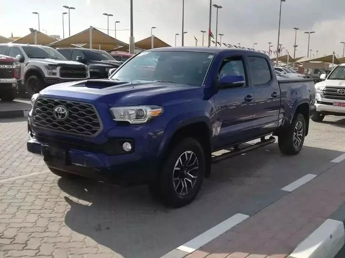 Used Toyota Tacoma III, 3.5 l, 2022 in Sharjah by Alfaris Used Cars, Blue color. Other | AUTO.AE