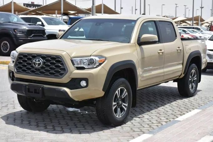 Used Toyota Tacoma III, 3.5 l, 2020 in Sharjah by Alfaris Used Cars, Beige color. Other | AUTO.AE