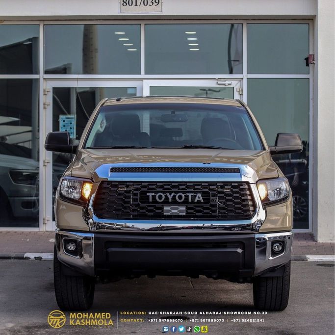 Used Toyota Tundra II Facelift, 5.7 l, 2016 in Sharjah by MK Cars, Golden color. Other | AUTO.AE