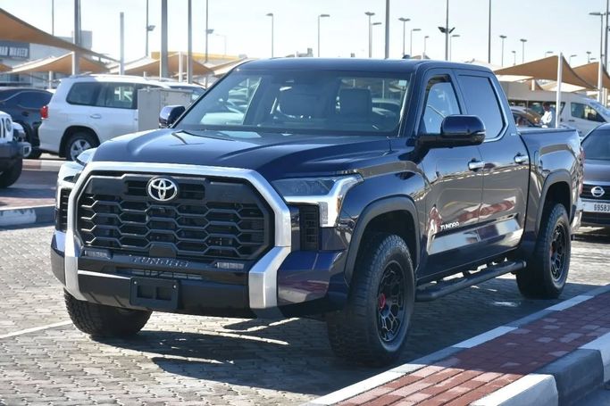 Used Toyota Tundra III, 3.4 l, 2023 in Sharjah by Alfaris Used Cars, Blue color. Other | AUTO.AE