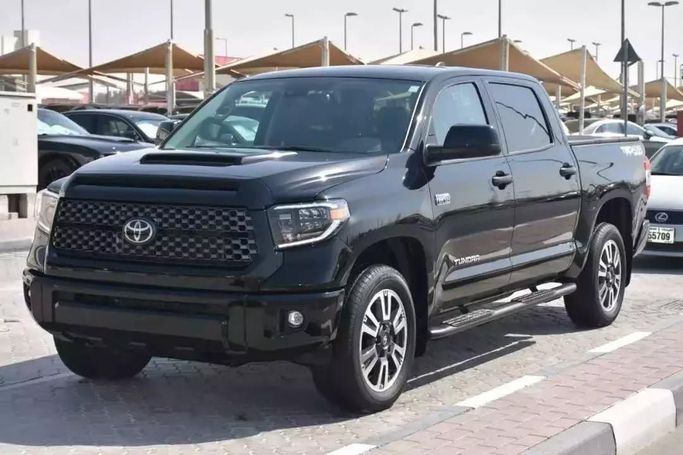 Подержанный Toyota Tundra II Рестайлинг, 5.7 л, 2020 в Шардже от Alfaris Used Cars Черный цвет. Other | AUTO.AE
